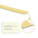 Gold Border Trim Peel and Stick Flexible PVC Wall Molding Trim Tape Self Adhesive Mirror Like Metallic Decorative Trim for Wall, Mirror, Door, Wardrobe (1/4 in X 16.4 FT, Gold)