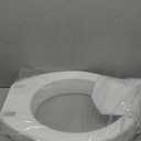 Carex Toilet Seat Riser, Elongated Raised Toilet Seat Adds 3.5 inches to Toilet Height, for Assistance Bending or Sitting, 300 Pound Weight Capacity Toilet Riser