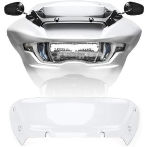 6" Windshield Wind Shield Windscreen Air Deflector for Harley Touring Road Glide FLTRX Special FLTRXSTSE CVO Road Glide FLTRXSE 2023-2024, for Dual Headlights (Clear)