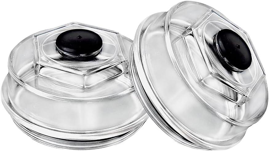XTPTFABS 183772-KIT 4" Trailer Hub Replacement Oil Cap Kit Compatible with 10K-16K Dexter Bearing Cover and 10K - 16K Axles. 4"Oil Bath Dust Caps for Dexter Axles (4)
