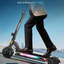 ECOROAD Electric Scooter,25MPH-32MPH, 18-50 Miles Range, 330LBS Load, Off-Road Tires, RGB Lights & APP Control