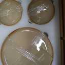 Stoneware Dinnerware Sets for 4, Reactive Glaze Plates and Bowls, Beige
12-Piece Handcrafted Rustic Porcelain Dishes Set, Highly Scratch Resistant, Dishwasher & Microwave Safe