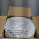 WOLKI King Size Comforter Set White, 3 Pieces Bed Lightweight Solid Bedding Comforters Sets, All Season Fluffy Down Alternative Comforter Bed Set Quilt Blanket (White, King)