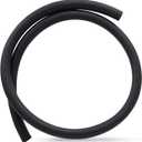 SMMS 3/4" Heater Hose, 5FT Coolant Radiator with Double Fibres 100PSI SAE 20R3, Vacuum Straight Line for Engine Cooling System, Black
