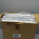 SNSLXH 5 Pack Stackable Closet Storage Basket, Multifunctional & Foldable Closet Organizer for Bathroom Kitchen Laundry Room Wardrobe Storage, Space-Saving Clothes Storage Drawer Organizer, White