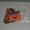 Happy Halloween Door Sign,Trick Or Treat Welcome Halloween Sign Hanging Pumpkin wooden sign Decor for Front Door Wall, Halloween Decorations Door Hanging