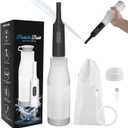 Hibbent Portable Bidet for Travel, High Pressure Electric Handheld Bidet Sprayer, 350-550ML Expandable Bottle for Personal Hygiene, USB-C Rechargeable Waterproof, Travel Sprayer for Women & Men, Black