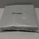 Silver Grey Blackout Curtains for Bedroom Living Room 72 Inches Long 2 Panels Set, Soft Solid Thermal Room Darkening French Door Curtain, Modern Rod Pocket Design, Silver Grey, 40" Wx72 L