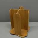 Mind Reader Cup and Lid Carousel, Countertop Org, Coffee Bar, Beverage Cup, Rayon from Bamboo, 8"L x 8"W x 10.75"H, Brown
