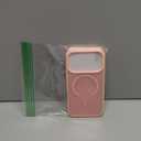 SUPFINE Magnetic for iPhone 17 Pro Case with Screen Protector (Compatible with MagSafe)(Military Grade Drop Protection) Translucent Matte Shockproof with Anti-Fingerprint Phone Cover,Light Pink