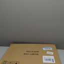 HollyHOME 2-Tier Round Gold Side Table, Outdoor Small Folding Accent Stand with Removable Tray, Anti-Rust Metal Asional Table for Balcony Patio Living Room, Nightstand for Bedroom(Gold&White)