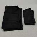 Black Curtains Size 13.5" x 72", 2 Panels
