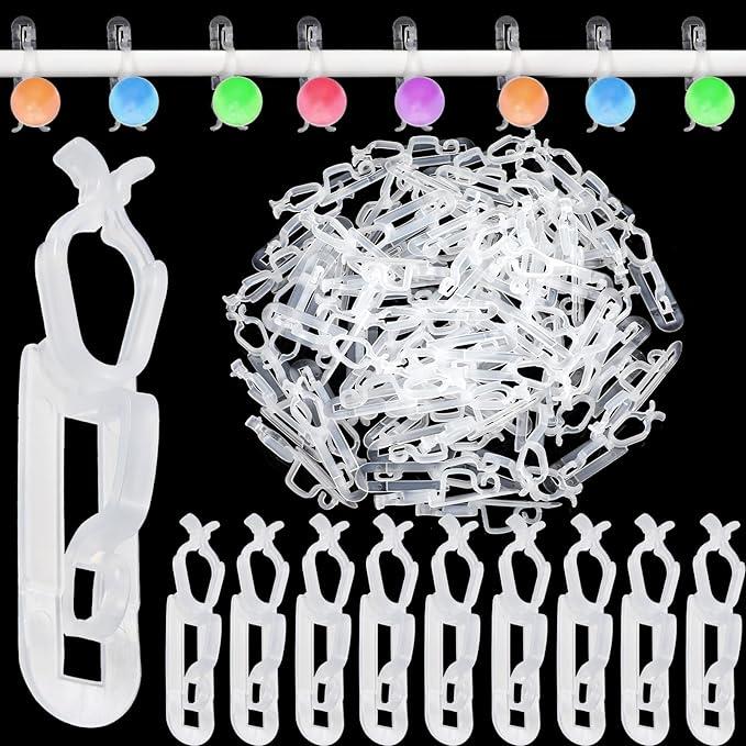 25 Pcs Christmas Light Clips Hooks, Outdoor Universal Gutter and Shingle Clip Compatible for Roof, Roof Ridge Line, Fence, Icicle Lights (Clear) 25 pcs(4pack)