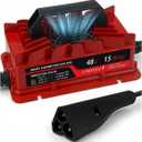 LHIBYOLO 48V Golf Carts Battery Charger for 15 AMP EZGO RXV & TXT, 4-6 Hours Full Charger, Club Car Charger 48 Volt,with 2008-Present EZGO RXV & 2014-Present TXT