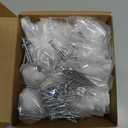 Goldenwarm 25 Pack Cabinet Knobs Black Cabinet Knobs Round Black Drawer Pulls Zinc Alloy Hardware for Dresser Drawer 1-1/5 Inch Diameter