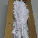 GlyinnHe 2Ft White Artificial Christmas Tree with Plastic Stand, Tabletop Christmas Tree for Indoor Outdoor Holiday Decoration