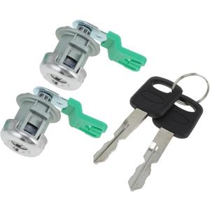 X AUTOHAUX 1 Pair Door Lock Cylinder Set w/ 2 Keys for Ford F150 F250 F350 F450 Explorer Expedition for Ranger E150 E250 E350 for Lincoln Front Left Right Door Lock Tumbler NO. 7C3Z1521990A