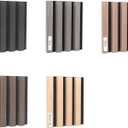 NeatiEase Wood Wall Panels Color Samples Pack, Acoustic Slat Wall Panels for Interior Wall Decor and Noise Reduction, Decorative Slat Wall Paneling