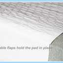 2 Pack Reusable Washable Bed Pads Tuckable Fit Twin Bed 34X36 Absorbent Waterproof Quilted Cotton Top Underpad Mattress Protector for Adult, Toddler ,Pet (White)