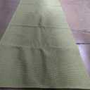 Washable Runner Rug 3x5 Non Slip Rubber Backed Wide Hallway Runner Entryway Runner Indoor, Kitchen Rugs Woven Cotton Floor Carpet for Hall Entrance Bedroom, Olive Green/Earthy Green