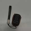 Vitodeco Leather Key Fob Case - Compatible with Honda Civic, Accord, HR-V, CR-V, Pilot 2023-2025 (5-Button, Black)