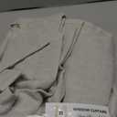 H.VERSAILTEX Natural Linen Curtains Linen Textured Semi Sheer Curtain Light Filtering Tab Top Window Treatments Panels Highly Durable Curtain Panels for Bedroom (2 Panels, 52" x 84", Pale Oak)