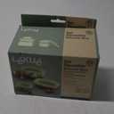 Lxe9kuxe9 Lekue Reusable Silicone Food Storage Box Container set of 3. Set includes: 0.2L, 0.5L, 1.0L (Green)