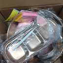 26 Rose Gold Esthetician Supplies Kits 3 Facial Bowls Large Spa Bowls 3 Fan Brushes Makeup 3 Face Mask Brushes Salon Tray 3 Section Skincare Tray 12 Face Sponge Compressed 2 Spa Headbands for Women