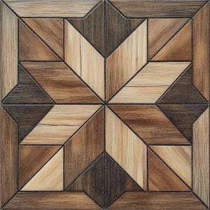 HOMETITUTE 10PCS 12x12 Inch Rustic Wood Grain Look Peel and Stick Floor Tiles Removable Self Adhesive Vinyl Flooring Stickers for Bathroom Kitchen Bedroom Entryway Home Decor