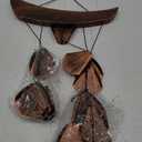Signature Collection, Moonlight Waves, 34'' Copper Decor Designs - Coastal Gifts Wind Chimes for Outdoor, Patio, Home or Garden Dcor (MW)