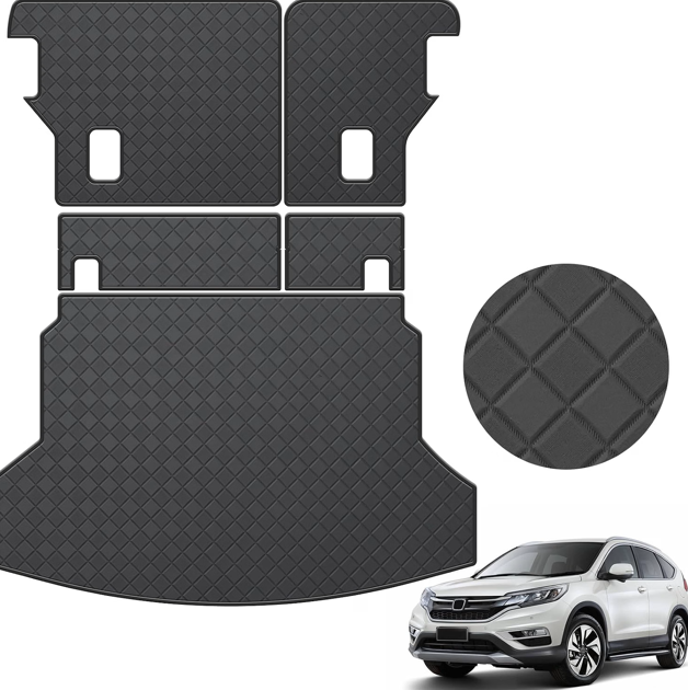 Cargo Mat & Backrest Mat Fit for 2012-2016 Honda CRV
All Weather Protection PU Leather Cargo Liner Back Seat Cover Protector CR-V Accessories