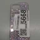 for iPhone 16e Case, Clear Glitter MagSafe Compatible, Cute Bling Sparkly Girly Case for iPhone 16e, Magnetic Protective Phone Cover, Purple Glitter, Cetus