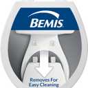 Bemis 730EC Toilet Seat, Removes for Easy Cleaning, Durable Plastic, Made in USA, Round, White