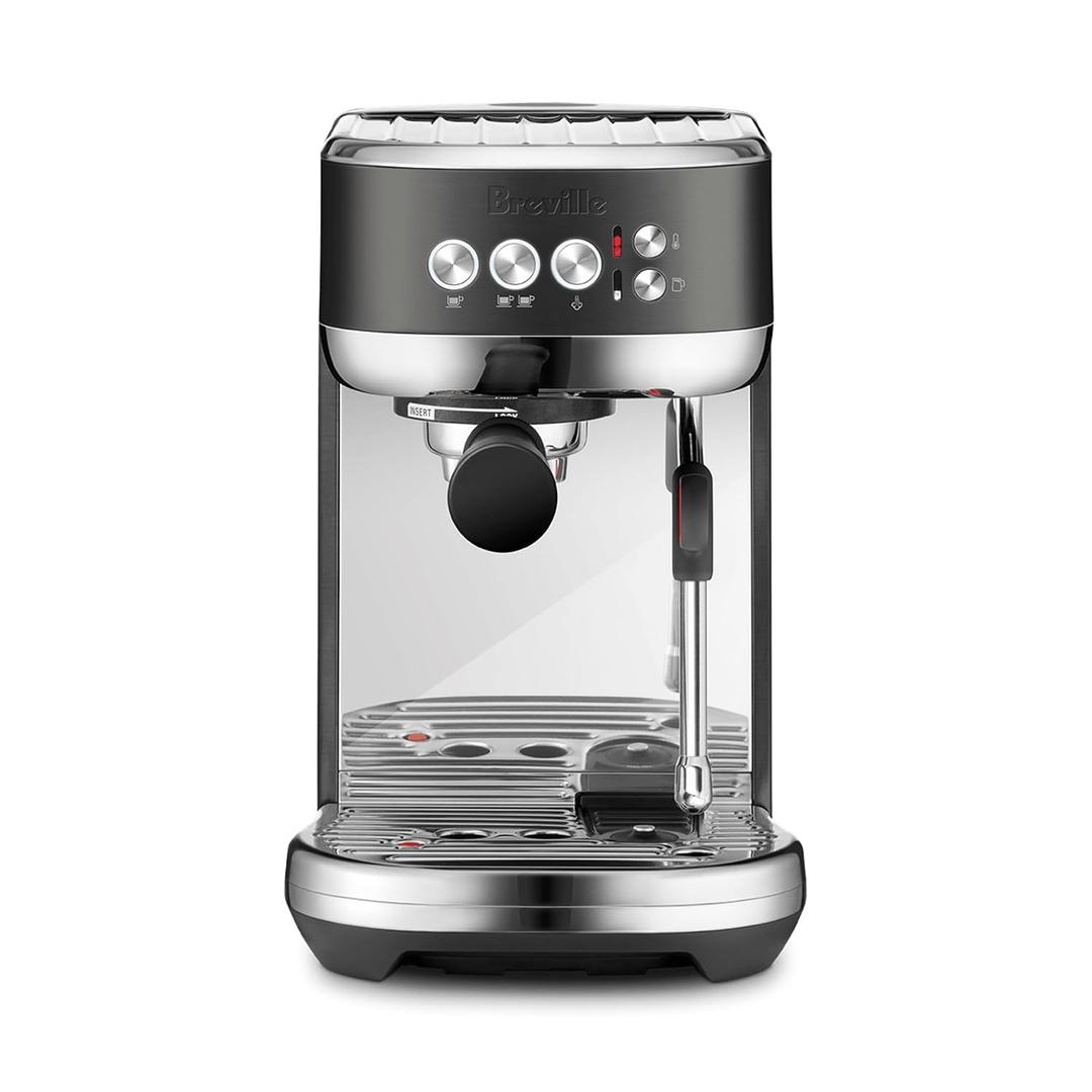 Breville BES500BST Bambino Plus Espresso Machine, Black Stainless Steel