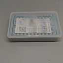 WIBIMEN Mini Ice Cube Trays, 0.55 Tiny Pebble Ice for Iced Coffee & Cocktails, Fast Chill, Easy Twist Release, Stackable with Lid & Storage Bin (2 Pack, Blue)