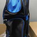 Premium 3 Ball Roller Bowling Bag with Wheels, Large Shoes Pocket, 15‘’ x 9.5'' x 40''