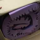 Egg Crate Memory Foam Mattress Topper, Lavender Scent Gel Infused Foam Mattress Topper for Pressure Relief, CertiPUR-US Certified Bed Topper, Purple, 54"×75"