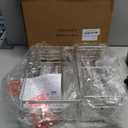 Hanging Shower Caddy, 304 Stainless Steel Shower Organizer with Towel Bar & Hooks, Over Shower Rod, Towel Bar or Glass Panel Storage Basket with Soap Holder, Rustproof Bathroom Caddy, 2 Pack