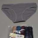 ANZERMIX Women's Breathable Cotton Bikini Panties Pack of 6, Size X- Lager