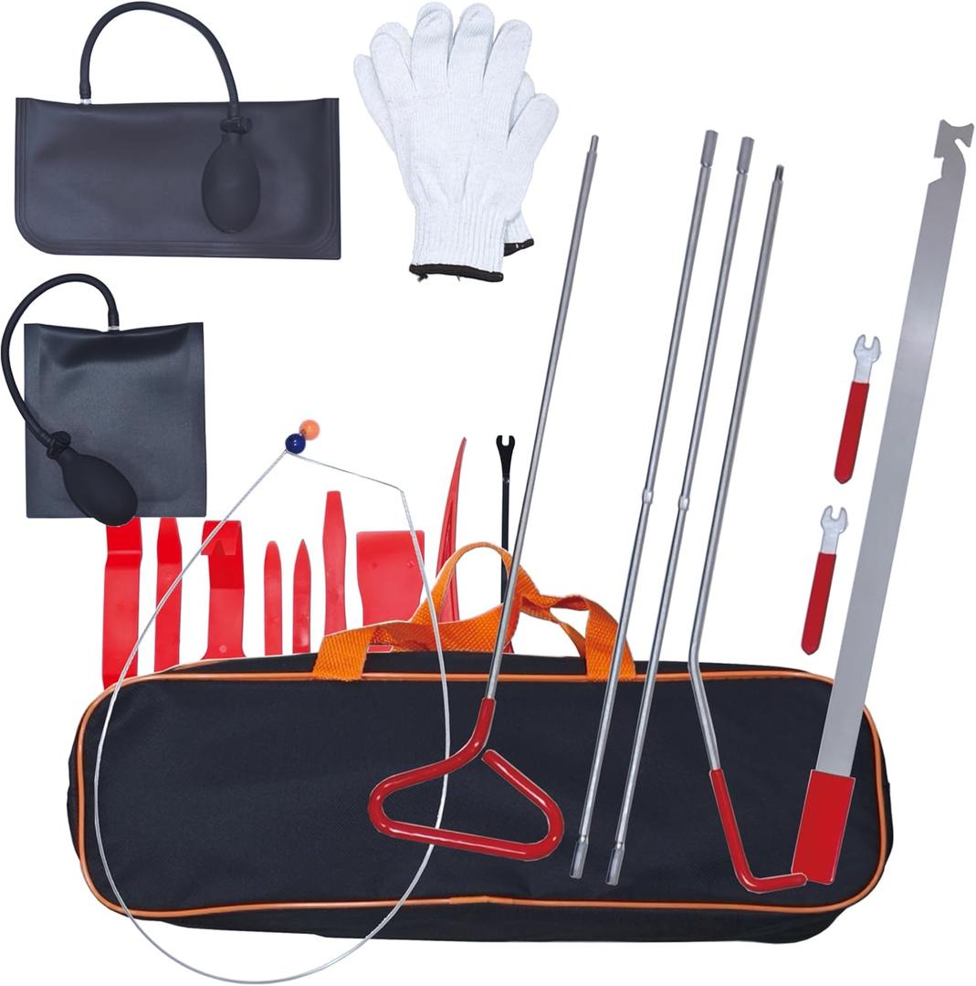 Multifunctional Car Tool Kit, 18 PCS with Carrying Bag