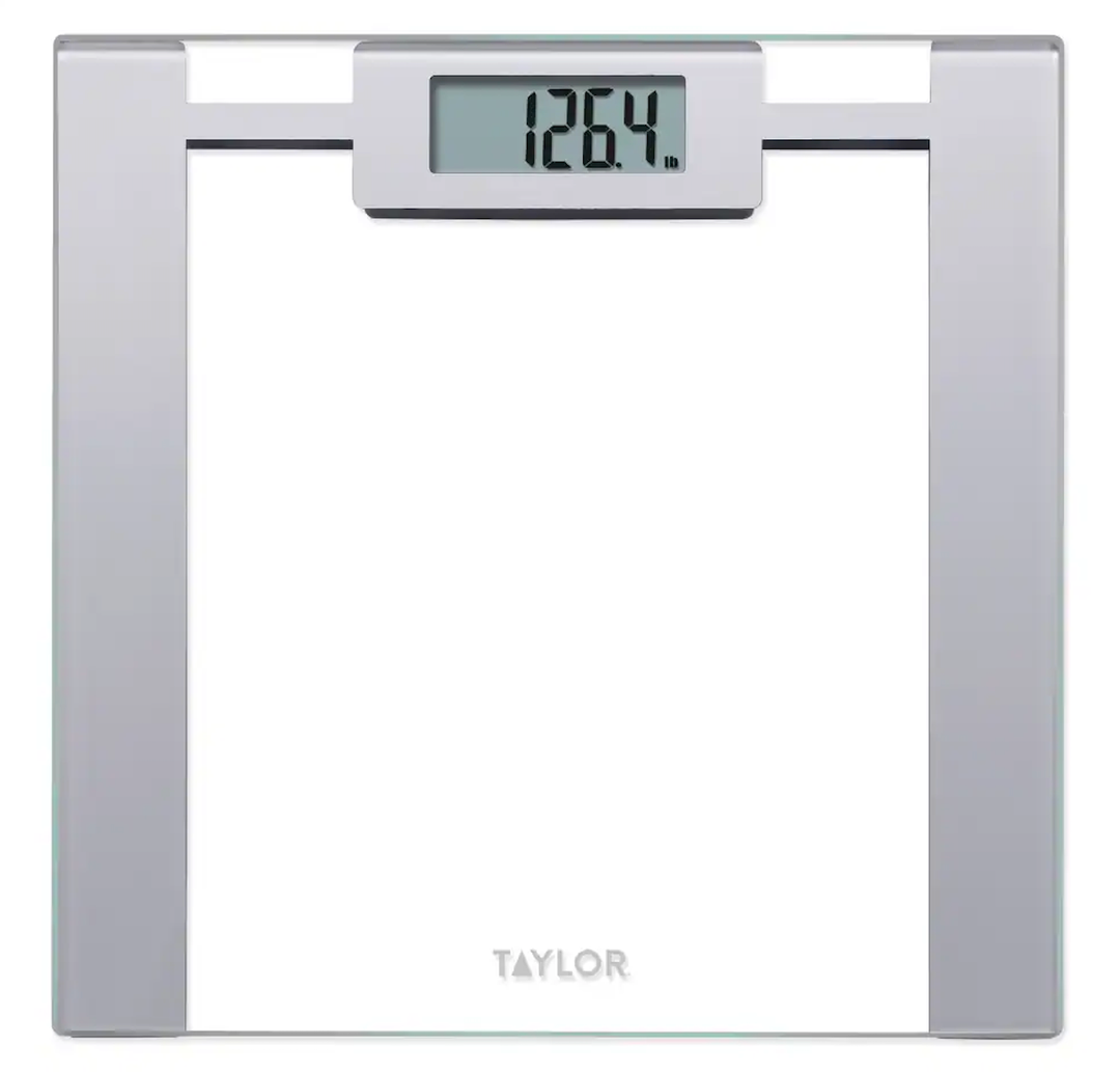 Taylor Glass Bathroom Scale - Clear