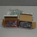 300A Bus Bar 12v Power Distribution Block 4 x 5/16"(M8) Terminal Block Heavy Duty Waterproof Buss Bar Junction Block Marine Battery Bus bar for Automotive Boat Solar System (M8 Red & Black)