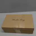 Carcuume Women's Closed Toe Heels Bow Stiletto Heel Sandals Pointed Toe Pumps Wedding Shoes, Size 9