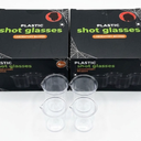 Plastic Shot Glasses Laboratory Beaker 8Pc 2 Pack