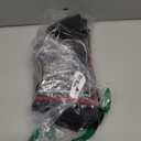 Harrison Howard Rubber Pull-on Bell Boots with Fleece Lining and Touch-Close Tapes Hoof Overreach Protection for Horses