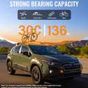 300lbs Lockable Roof Rack Cross Bars Fit for Subaru Crosstrek Wilderness 2024 2025 2026, Aluminum Heavy Duty Roof Rails Crossbar for Rooftop Cargo Bars Luggage Bike Kayak Snowboard Racks