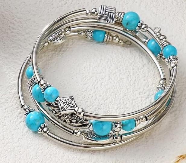Inbag Bohemian Bracelet for Women Cowboy Chic Faux Leather Cuff Bracelet Multi Layer Western Jewelry Crystal Wristbands  Inbag Bohemian Bracelet for Women Cowboy Chic Faux Leather Cuff Bracelet Multi Layer Western Jewelry Crystal Wristbands