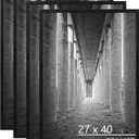 DOAI ART 27x40 Poster Frame Black 4 Pack, Poster Frames 27 x 40 inches