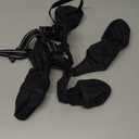 Waterproof Dog Boots for Small Dogs -Dog Paw Protectors Dog Suspender Boots Anti-Slip Pet Shoes for Outdoor Walking, Reflective Stay-On, Dirt-Proof Comfortable Booties (Black, Small)