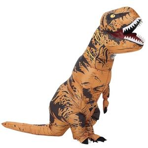 Servllcell Inflatable Dinosaur Costume for Teens,Halloween Costumes T Rex Blow Up Costumes for Boys Girls,Funny Cosplay Party
